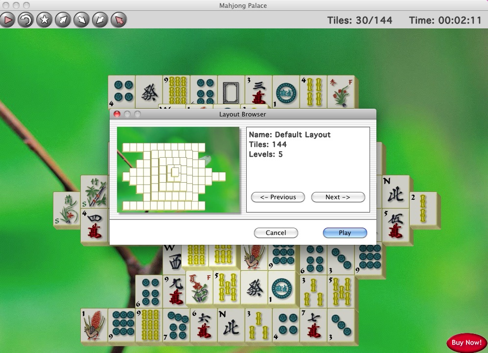 Mahjong Palace 1.1 : Layouts