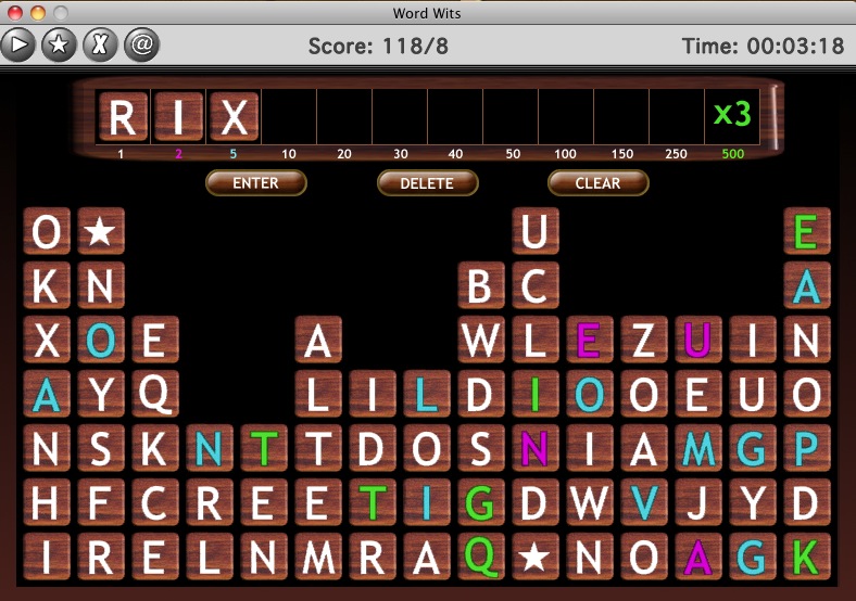 Word Wits 1.2 : General view
