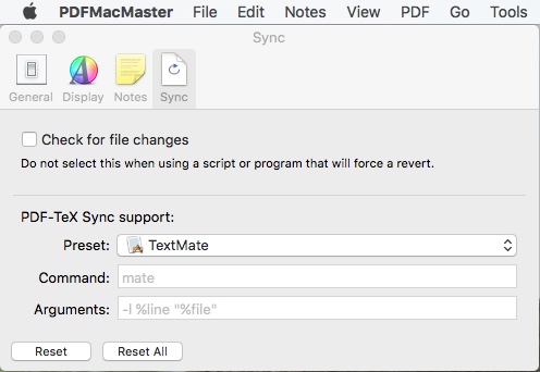PDF Mac Master 1.0 : Main window