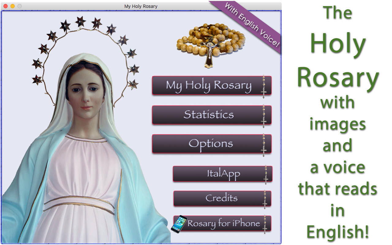 My Holy Rosary 1.1 : Main Window