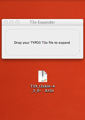 T3x Expander 1.0 : Main window