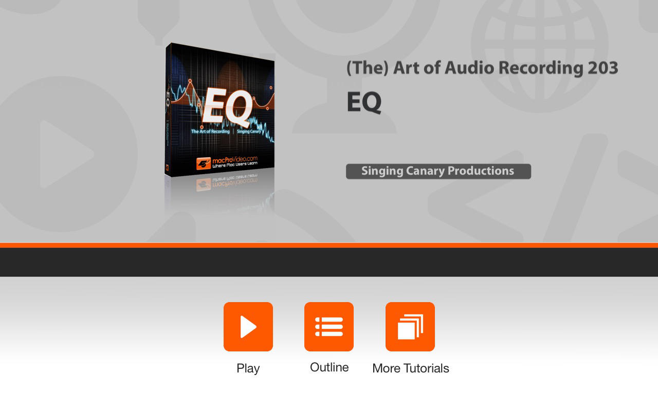 EQ - Art of Audio Recording 2.1 : Main Window