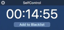 SelfControl 2.2 : Timer Window