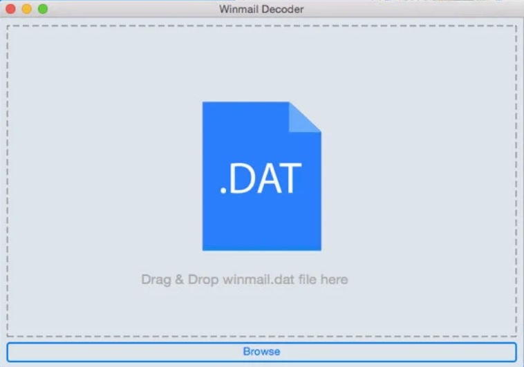 Winmail Decoder 2.0 : Welcome Screen
