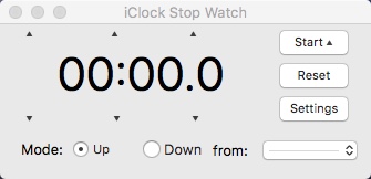 iClock 4.0 : Stopwatch Window