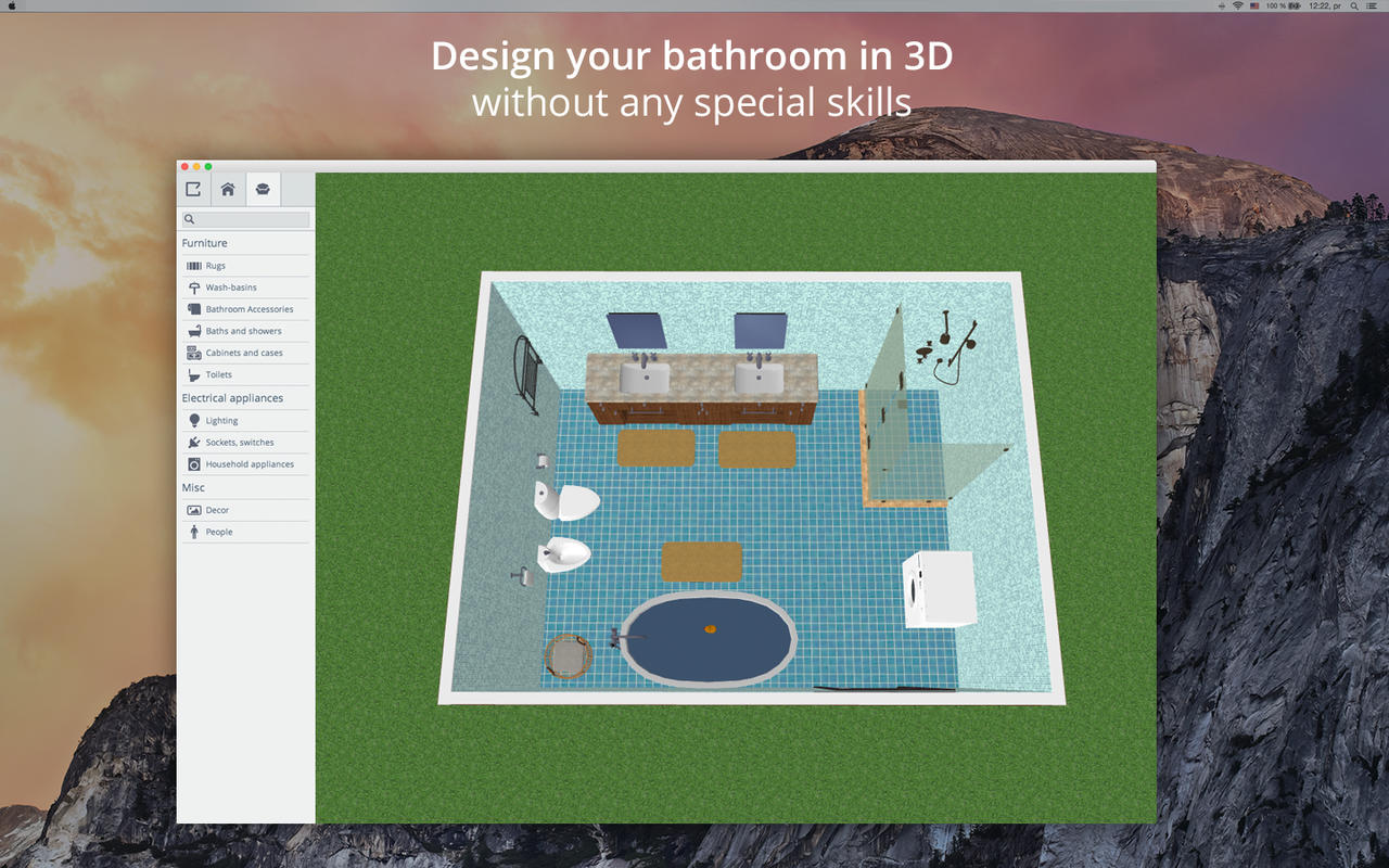 Bathroom Design 5D 1.0 : Main Window