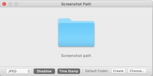 Screenshot Path 1.4 : Main Screen: Use Timestamp