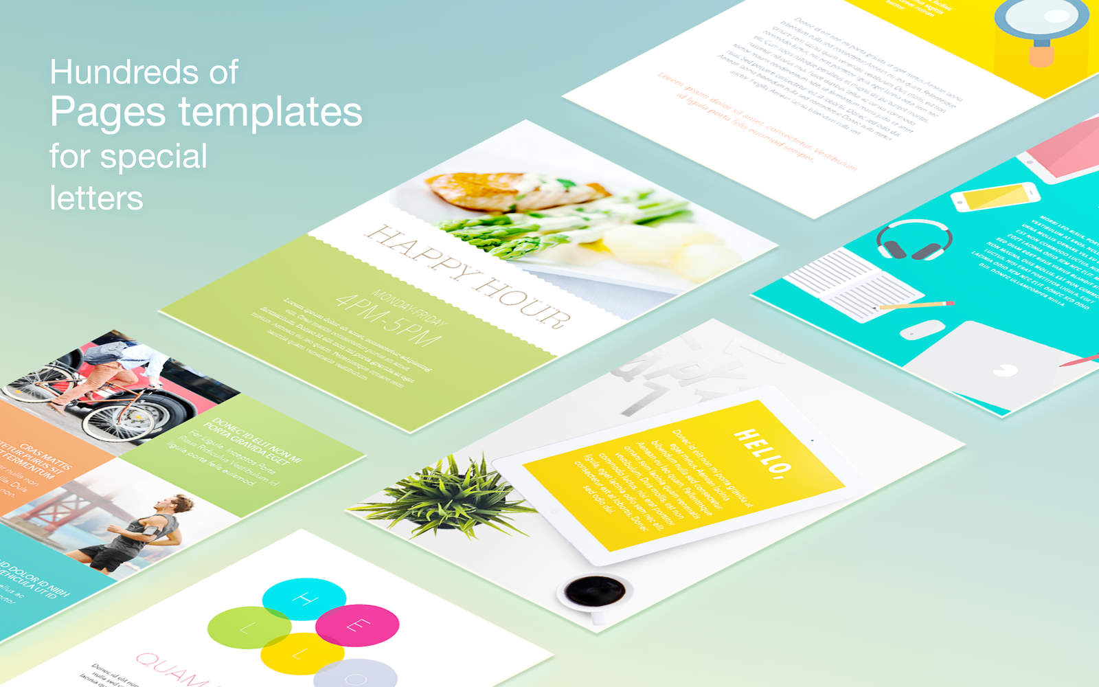 Letter Template Lab for Pages - Templates Bundle 4.2 : Main Window