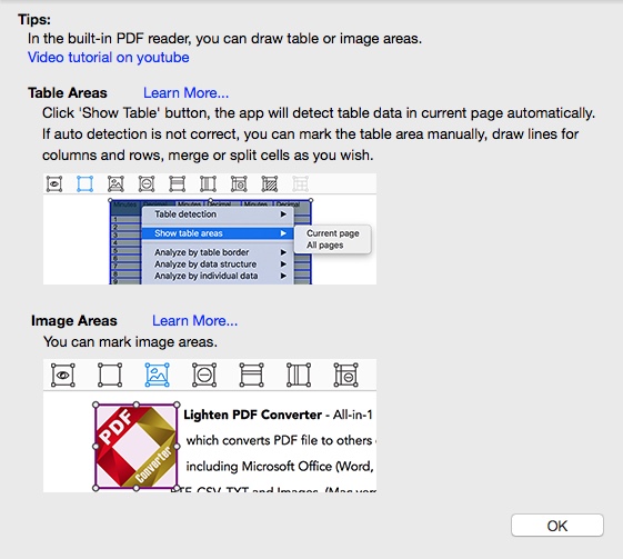 PDF Converter Master 5.3 : Tips Window