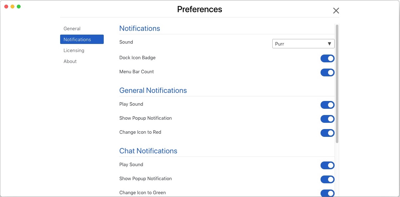 Made for Facebook 1.0 : Notifications Preferences 