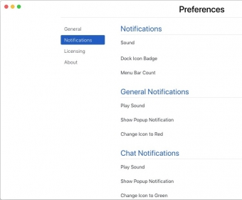 Notifications Preferences 