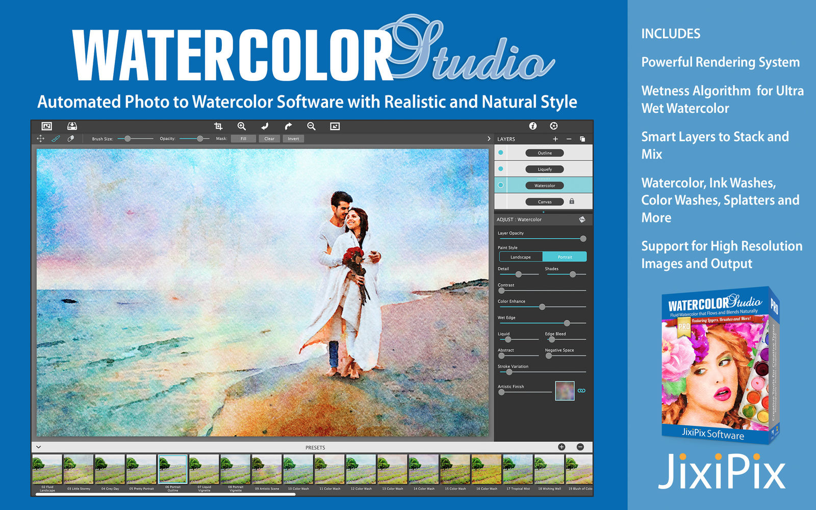 Watercolor Studio 1.0 : Main Window