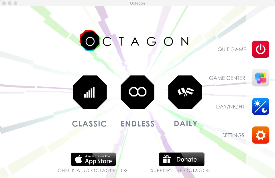 Octagon 3.2 : Main Menu