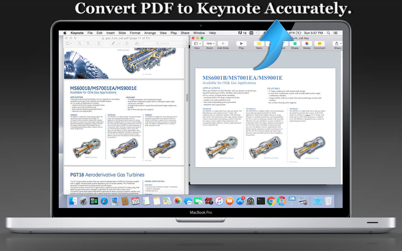 PDF to Keynote Super 1.2 : Main Window