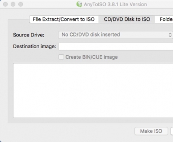 CD/DVD Disk To ISO