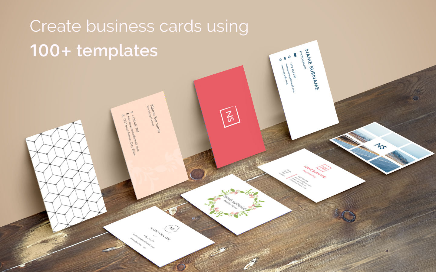 Business Card Studio - 100+ Templates for Word 1.1 : Main Window
