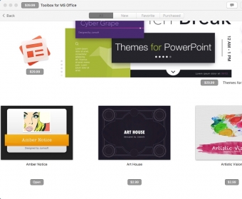 Checking PowerPoint Themes Collection