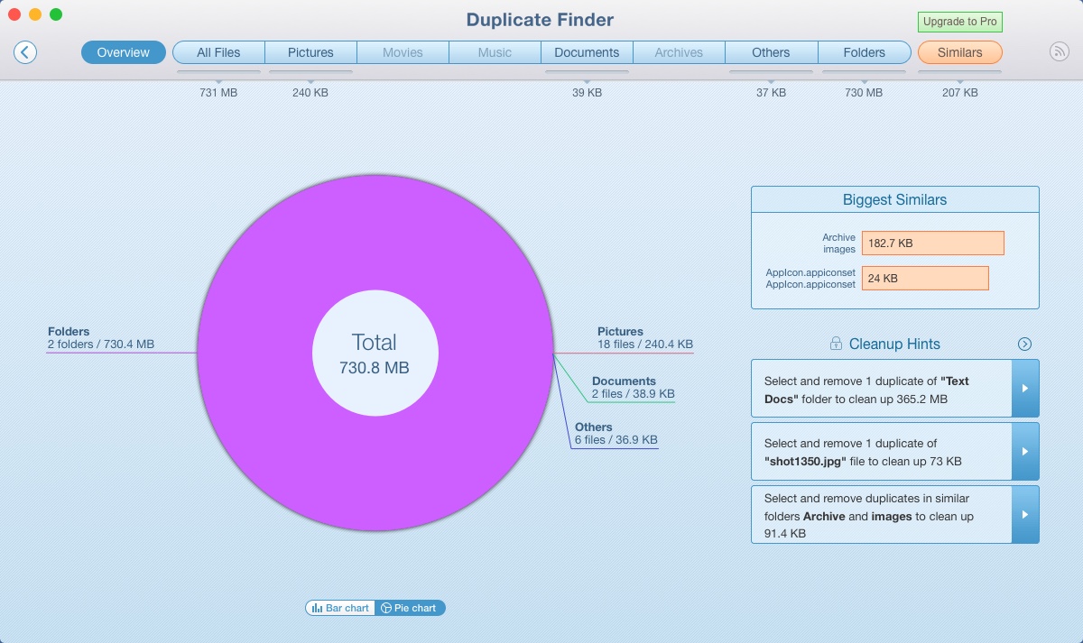 Duplicate File Finder 4.3 : Scan Overview