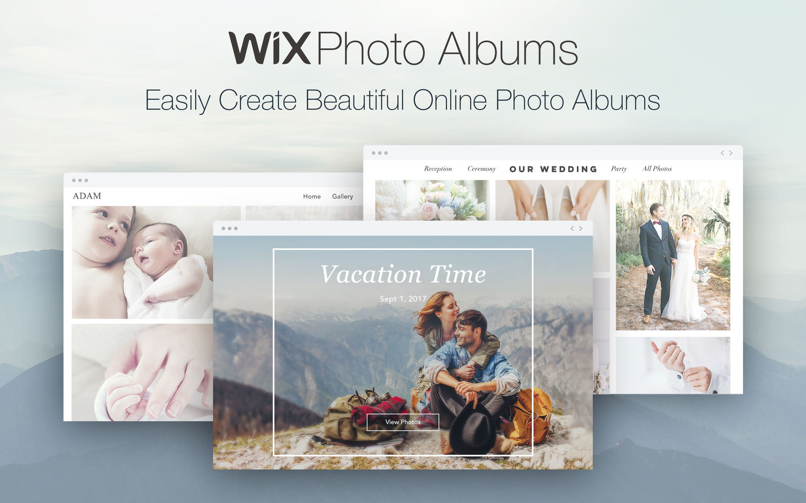 Wix Photo Albums 1.0 : Main Window