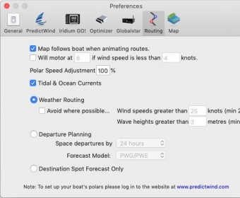 Routing Preferences 