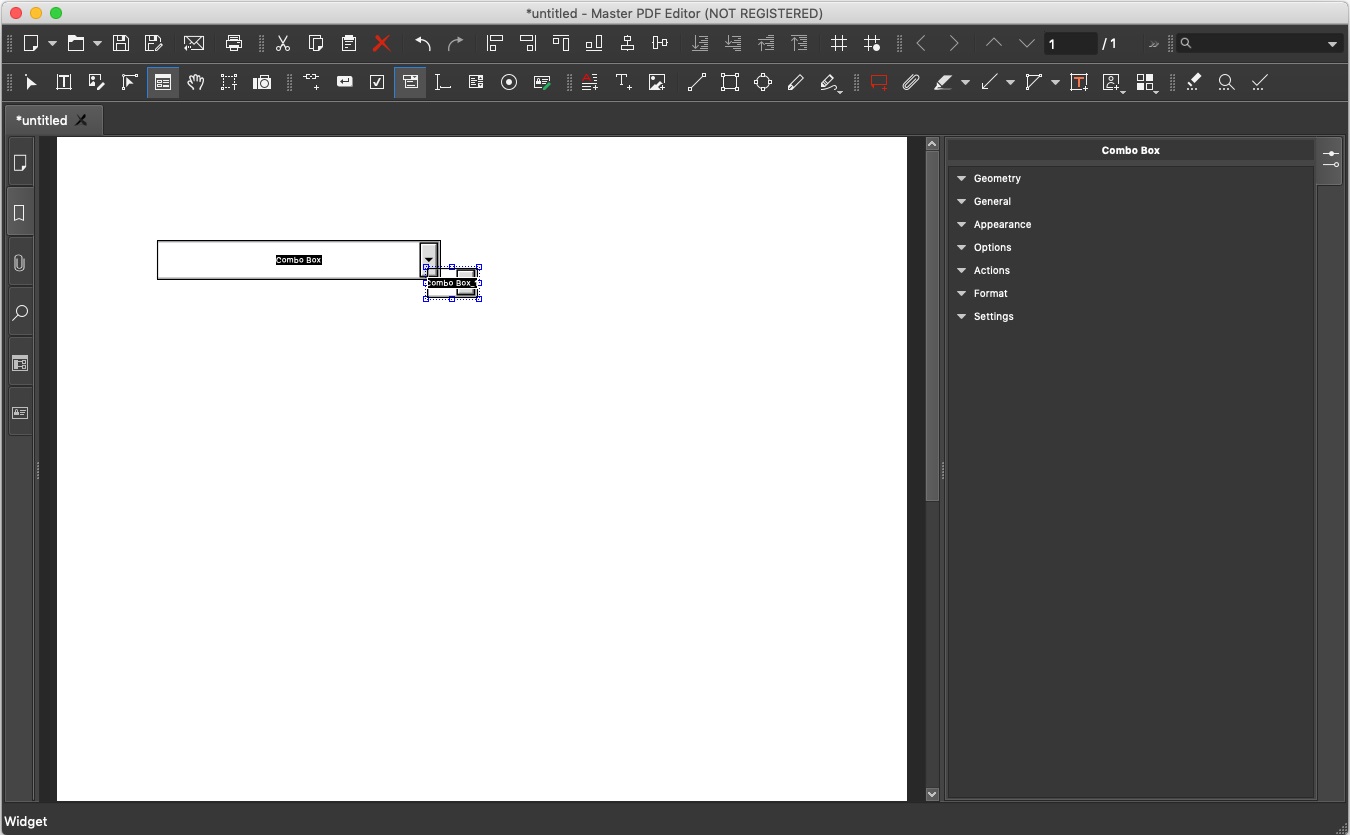 Master PDF Editor 5.4 : Main Screen
