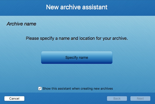 iZip 3.3 : New Archive Assistant