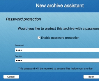 Encrypting New Archive