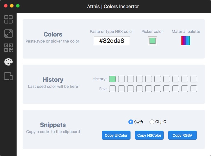 Atthis 1.1 : Color Inspector