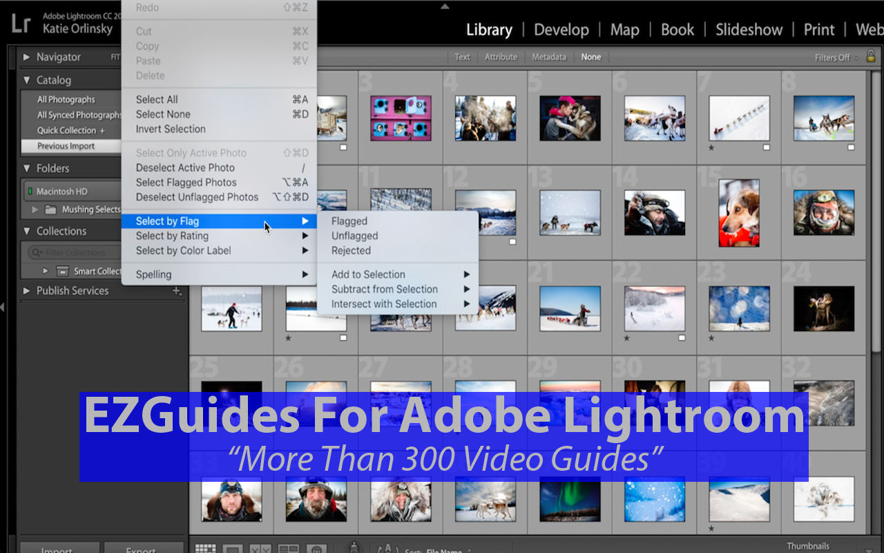 EZGuides For Adobe Lightroom 4.1 : Main Window
