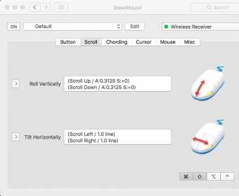 Configuring Scroll Settings