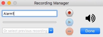 TinyAlarm 1.9 : Audio Recorder
