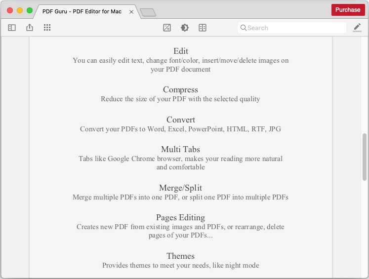 PDFGuru 3.0 beta : Main Screen
