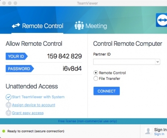 free teamviewer for a mac