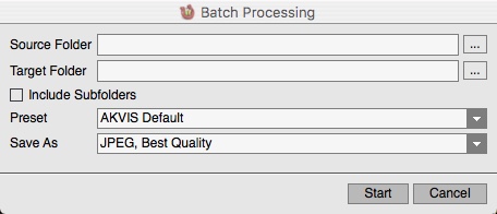 AKVIS Sketch 20.0 : Batch Processing Tool