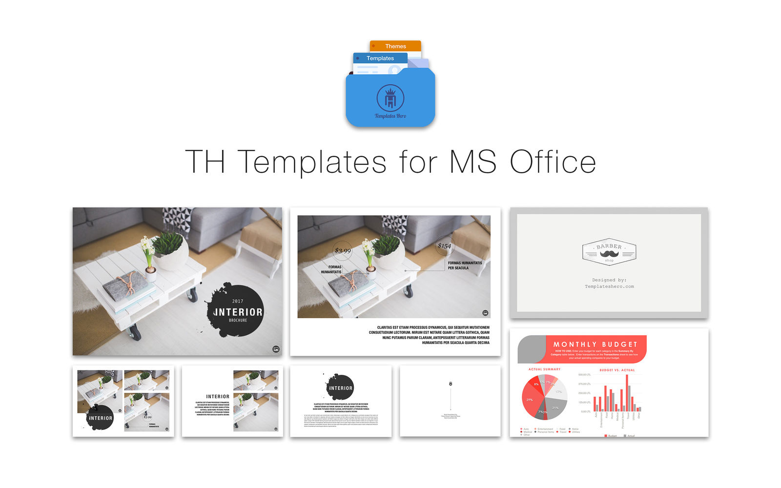 TH Templates for MS Office 2.0 : Main Window