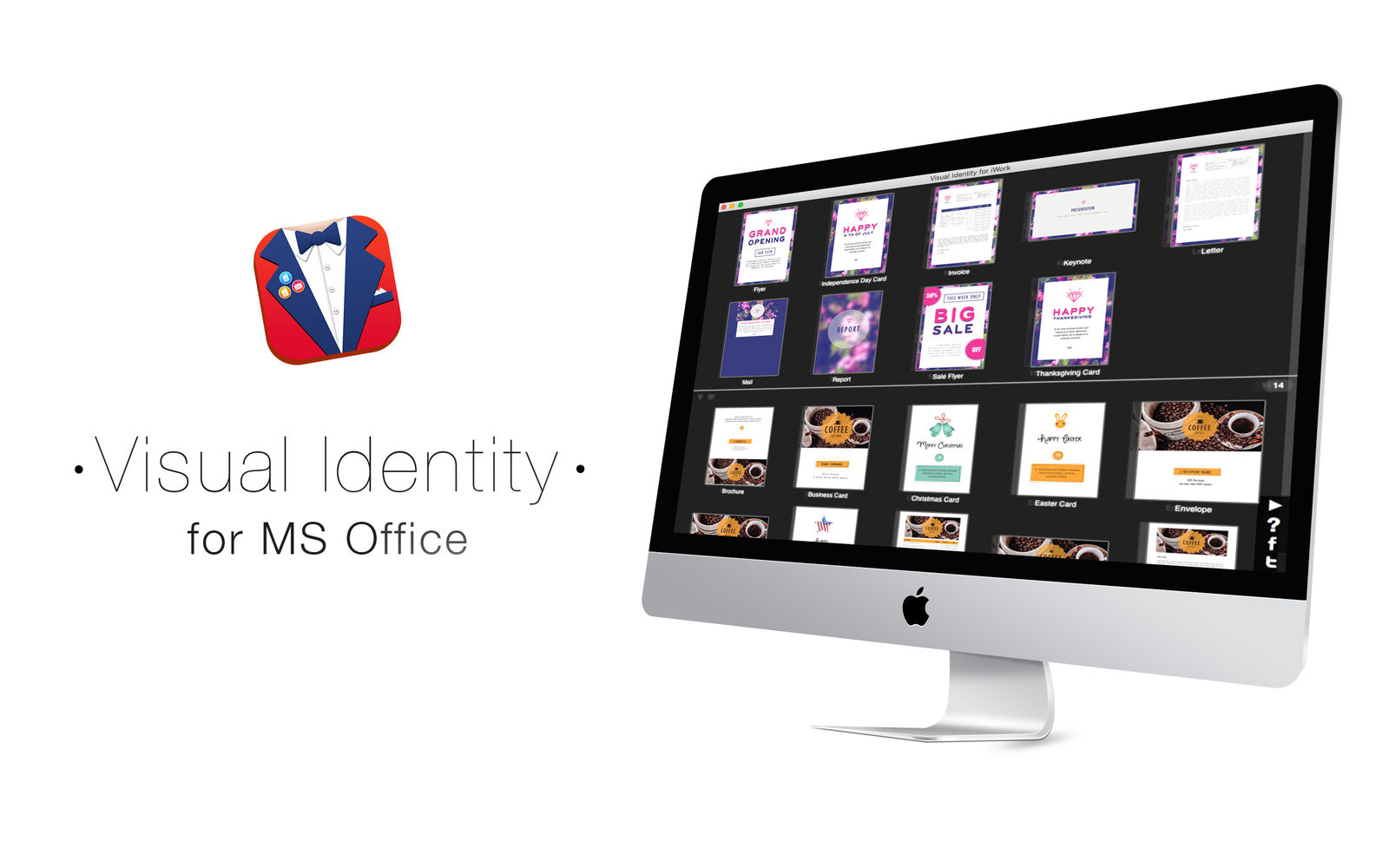 Visual Identity for MS Office 1.1 : Main Window
