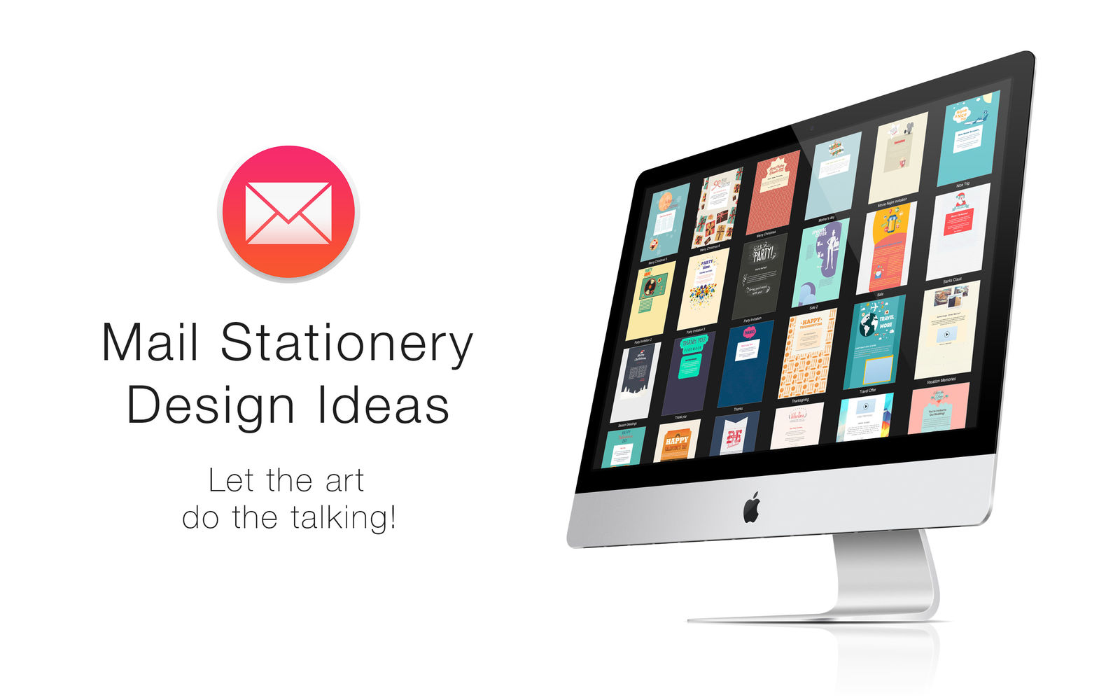 Mail Stationery Design Ideas 1.1 : Main Window