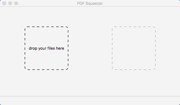 PDF Squeezer 3.8 : Main Window