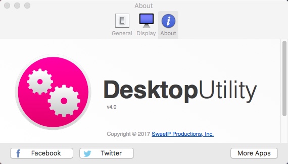 DesktopUtility 4.0 : About Window