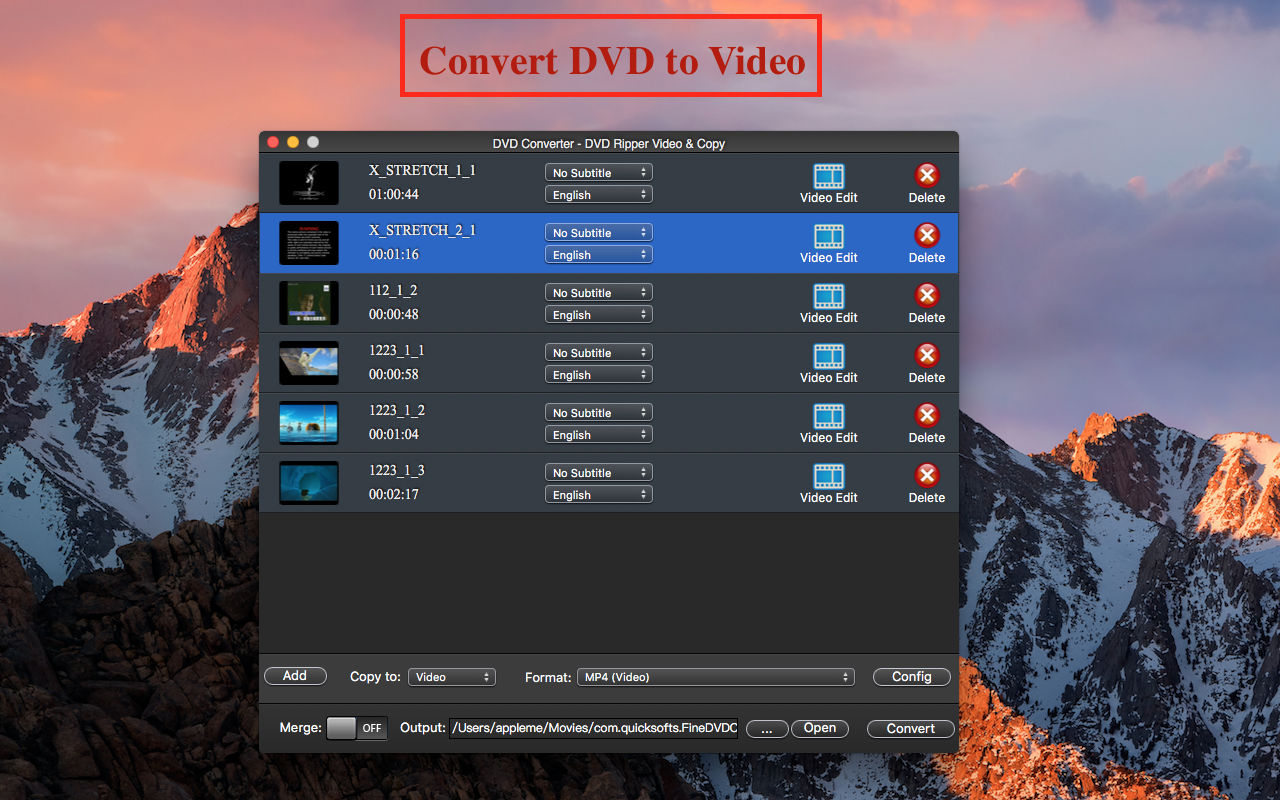 DVD Ripper-DVD Copy Ripper 1 3.1 : Main Window