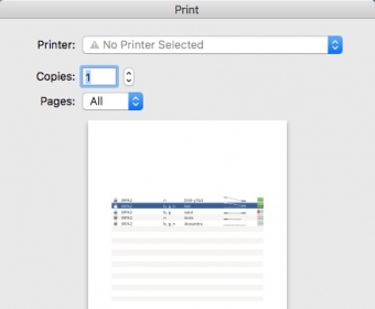 Printing Report