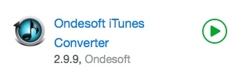 ondesoft itunes converter for mac torrent.