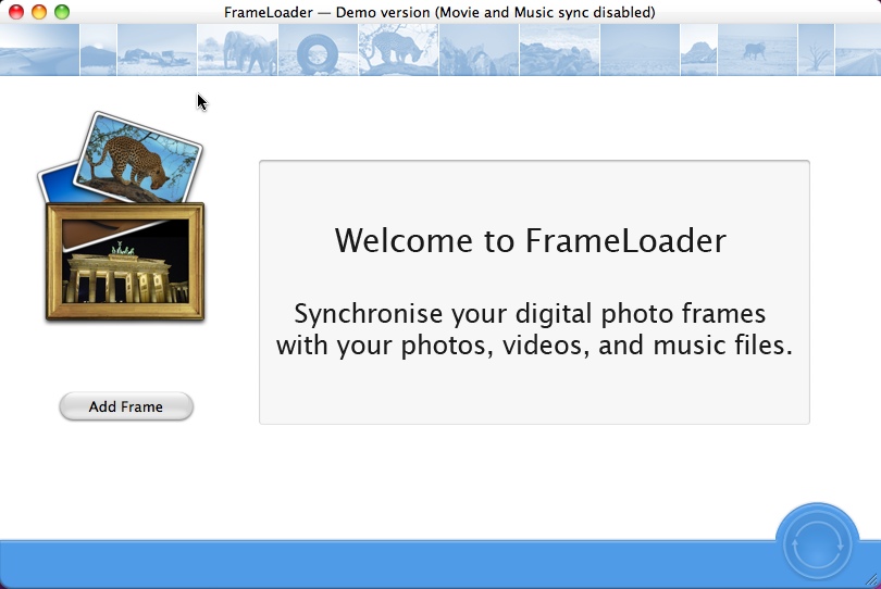 FrameLoader 1.0 : Main window