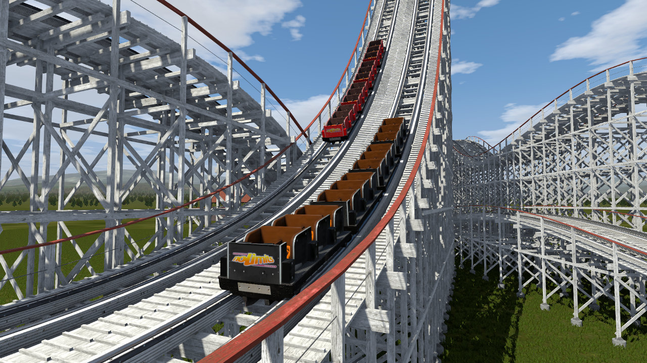 NoLimits Rollercoaster Sim 2.0 : Game window