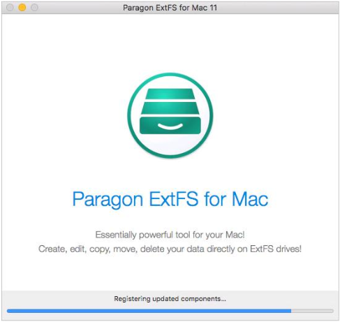 ExtFS 11.0 : Main window