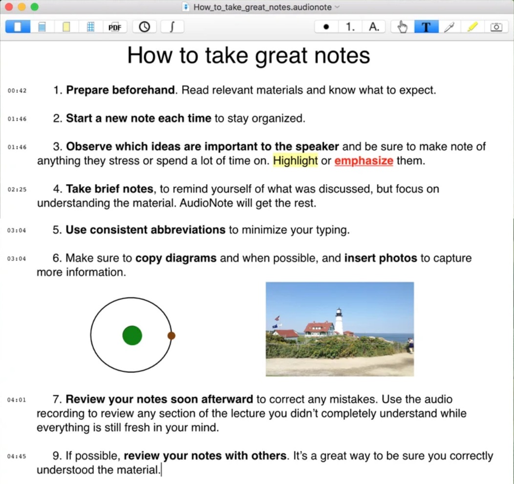 AudioNote - Notepad and Voice Recorder 6.9 : Rich Text Note