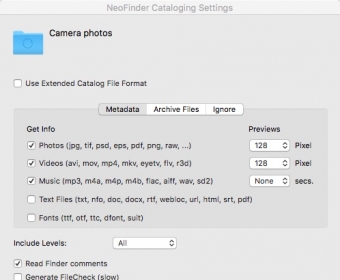 Configuring Cataloging Settings