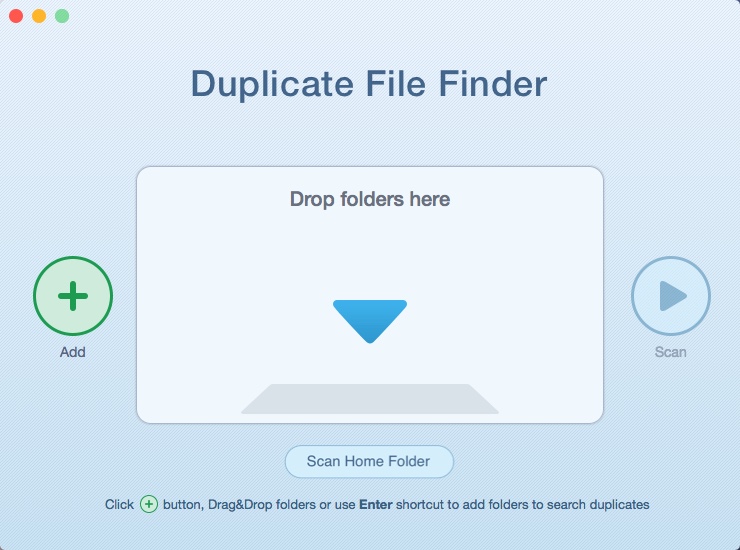 Duplicate File Finder 5.2 : Main Window