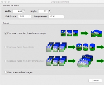 Output Parameters Window