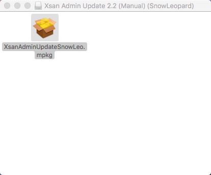 Apple Xsan Admin Update 2.2 : Installing 
